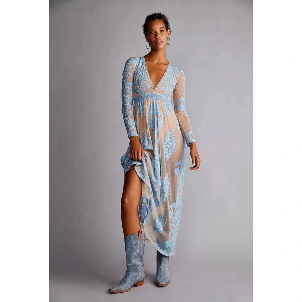 Free People For Love & Lemons Temecula Maxi Dress